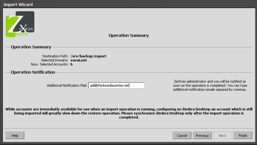 zextras-backup-notification