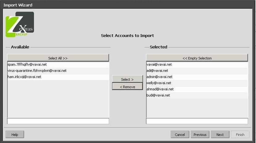 zextras-backup-select-user