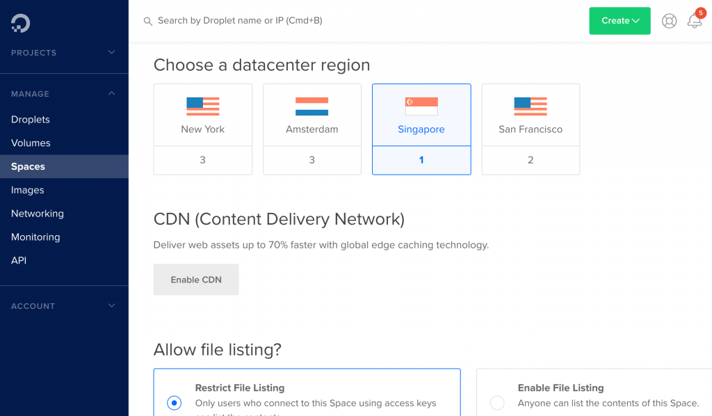 DigitalOcean Spaces, S3QL dan Mount Folder pada Linux Server