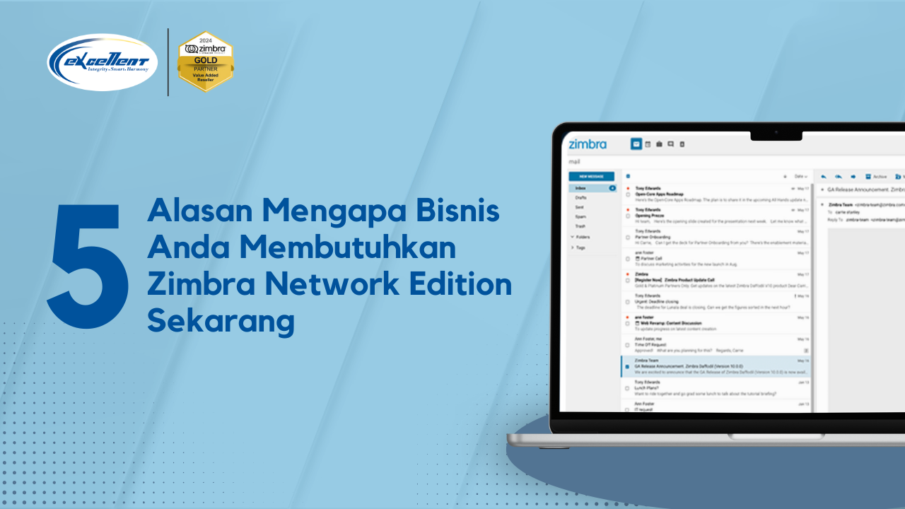 5 Alasan Mengapa Bisnis Anda Membutuhkan Zimbra Network Edition Sekarang